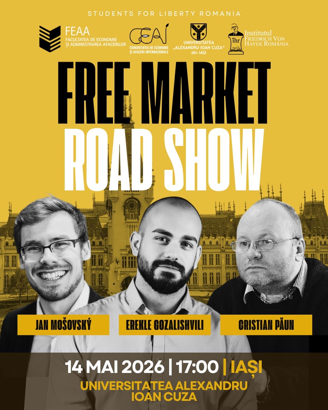 Liberty Road Iași — Free Market Road Show
